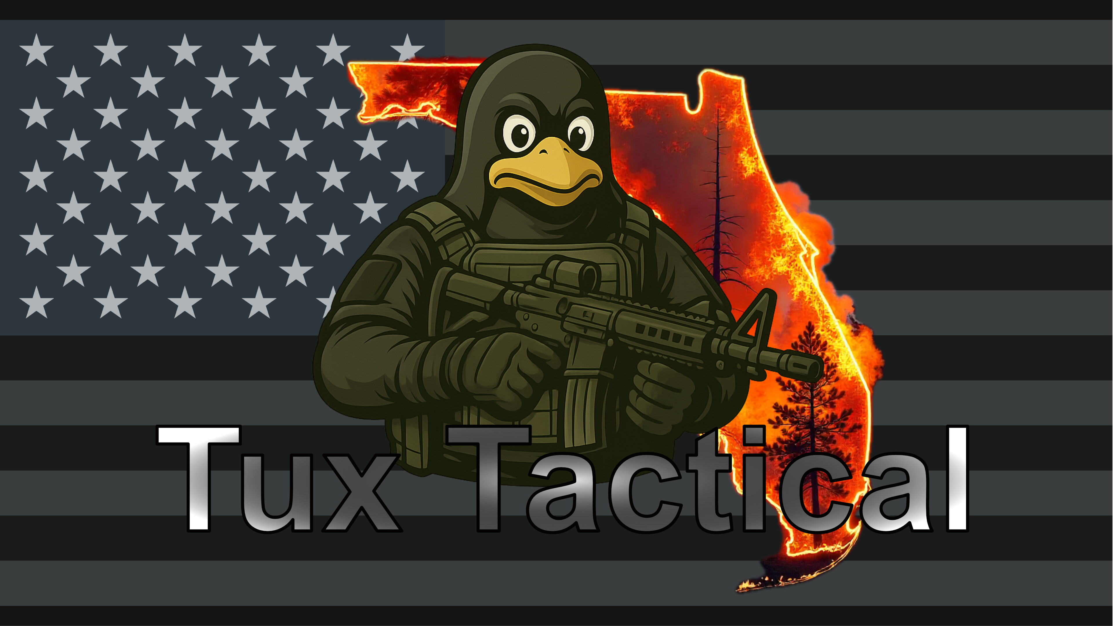 Tux Tactical Flag